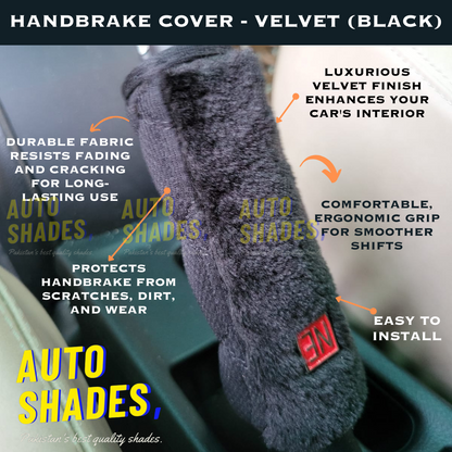 Handbrake Cover - Velvet (black)